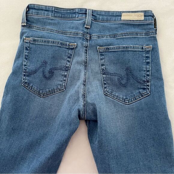 Ag Adriano Goldschmied Jodi Crop High Rise Slim Fit Jeans w/ Released Hem Sz 26 - Picture 9 of 11